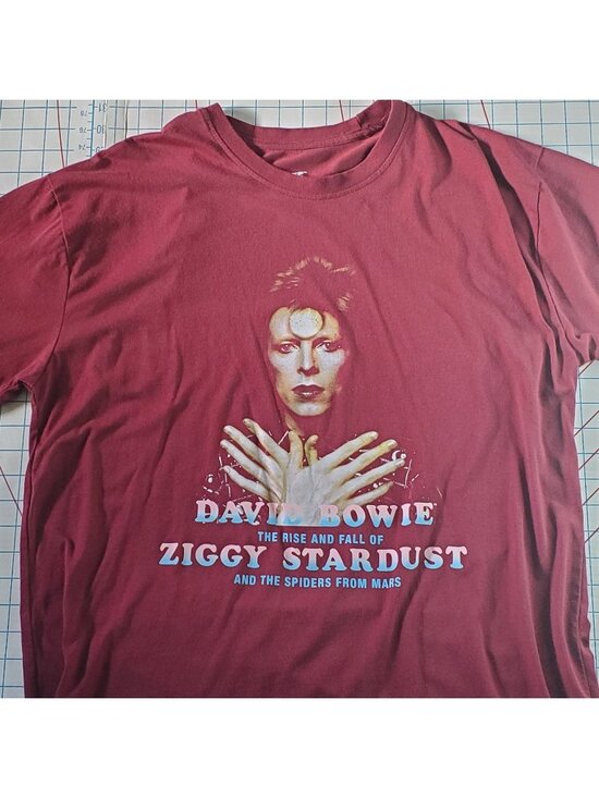 David Bowie Other - David Bowie The Rise And Fall Of Ziggy Stardust Men's Size Large T-Shirt 2024